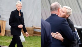 Charlene di Monaco in Norvegia: il tailleur nero e il gesto per Alberto