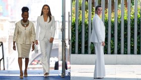 Letizia di Spagna e Kate Middleton, il nuovo tailleur del potere è bianco