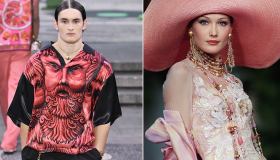 Aurélien come mamma Carla Bruni: modello alla sfilata di Versace