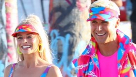 Barbie e Ken prendono vita con Margot Robbie e Gosling: le prime foto dal set