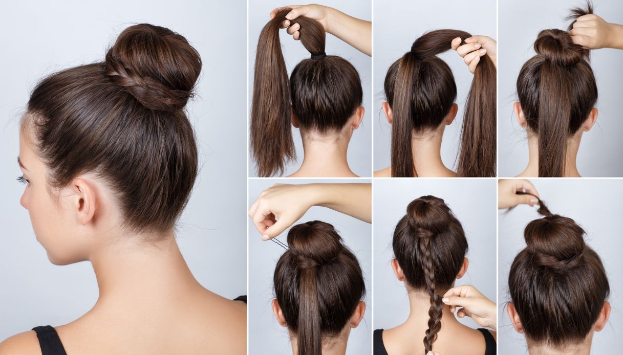 tutorial chignon elegante