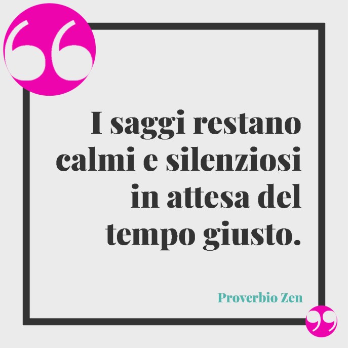 proverbio zen sulla serenità del cuore
