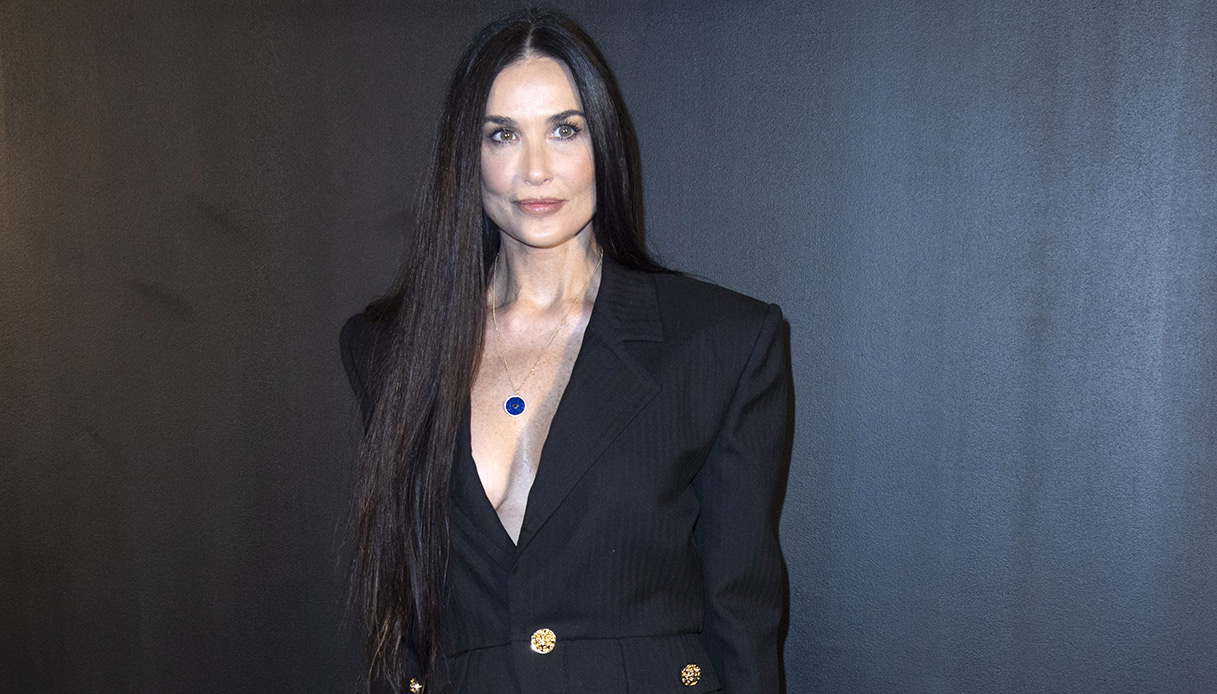 Demi Moore e i suoi capelli lunghissimi