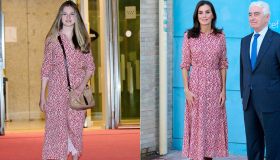 Letizia di Spagna e Leonor con lo stesso vestito: chi lo porta meglio