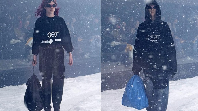 Pronti alla borsa-sacco della spazzatura? (Balenciaga, 1700 euro)