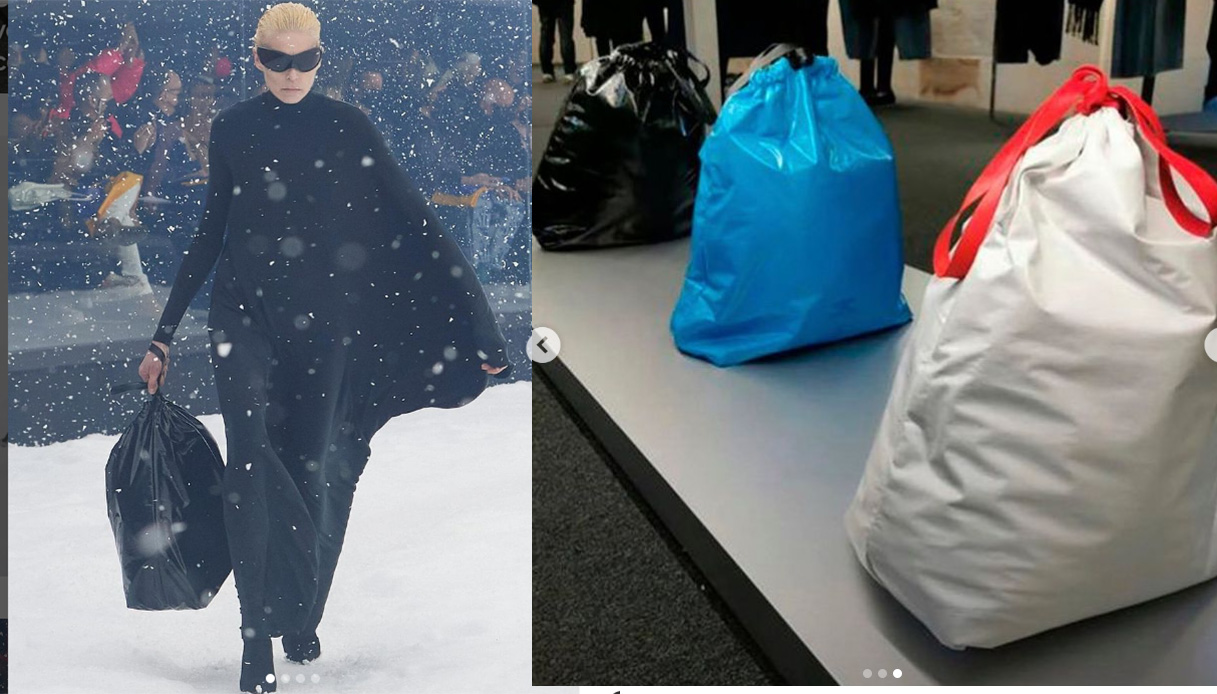 La trash pouch di Balenciaga
