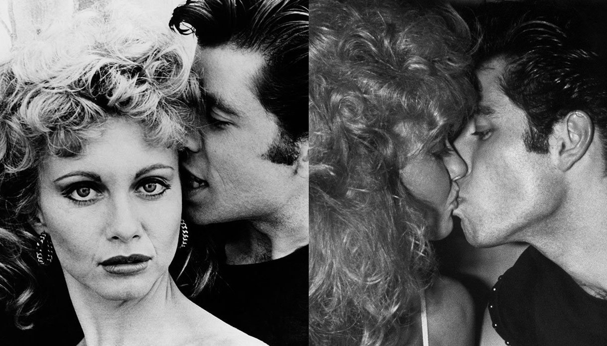 John Travolta e Olivia Newton-John alla premiere di Grease