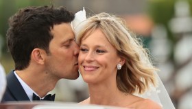 Federica Pellegrini, l’abito per il party di nozze è una tuta bianco candido