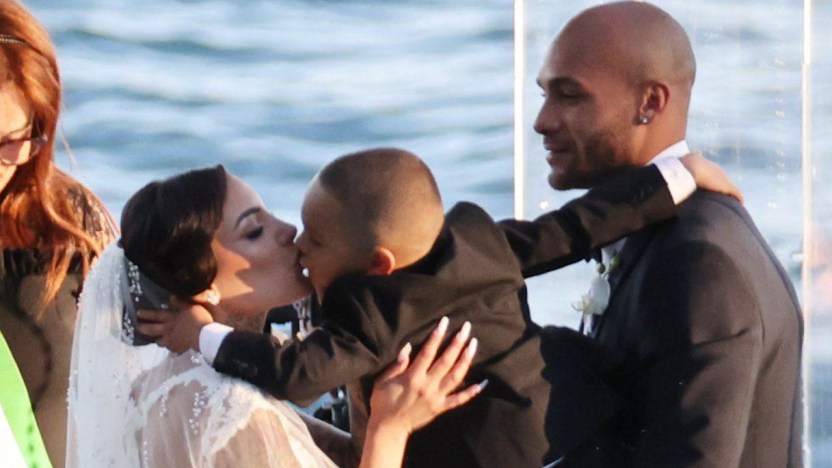 “Verissimo”, Marcell Jacobs e Nicole neo-sposi: “Ho pianto tutto il tempo”