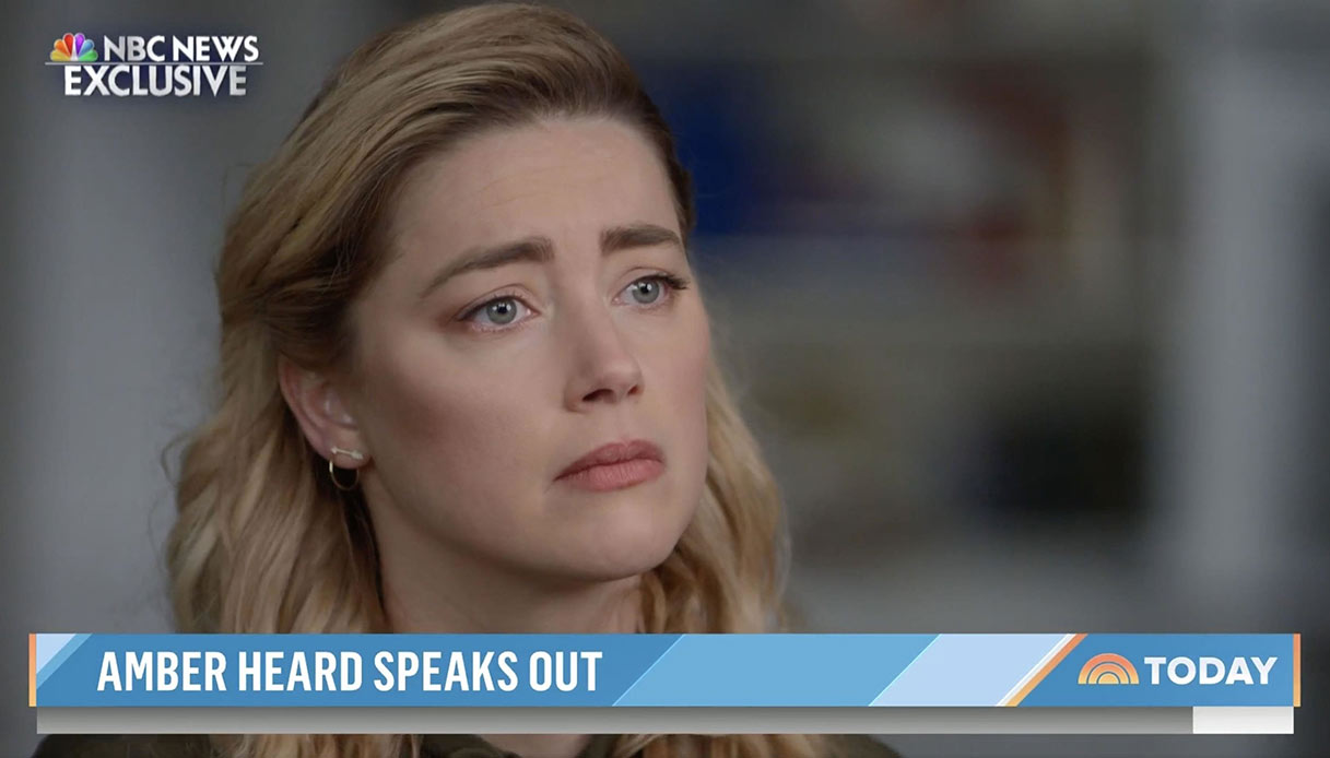 Amber Heard durante il processo contro Depp