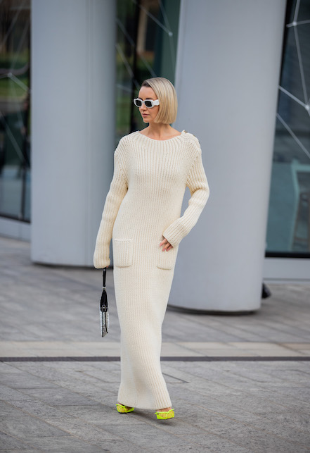Abito in maglia: il comfy dress dell'autunno