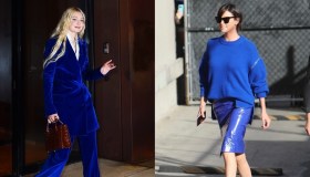 Charlize Theron e Gigi Hadid in blu elettrico: look (pazzeschi) a confronto