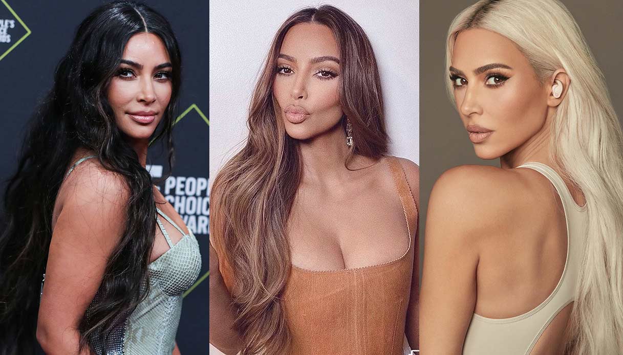 Kim Kardashian: cambiamenti di look