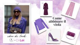 Come indossare il viola: idee di look