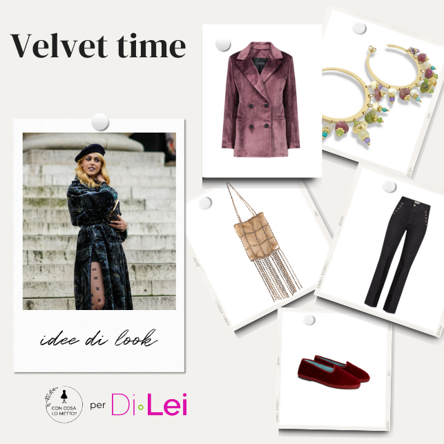 Velvet time: idee di look in velluto