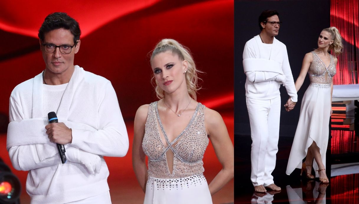 "Ballando con le Stelle", il look di Gabriel Garko e Giada Lini