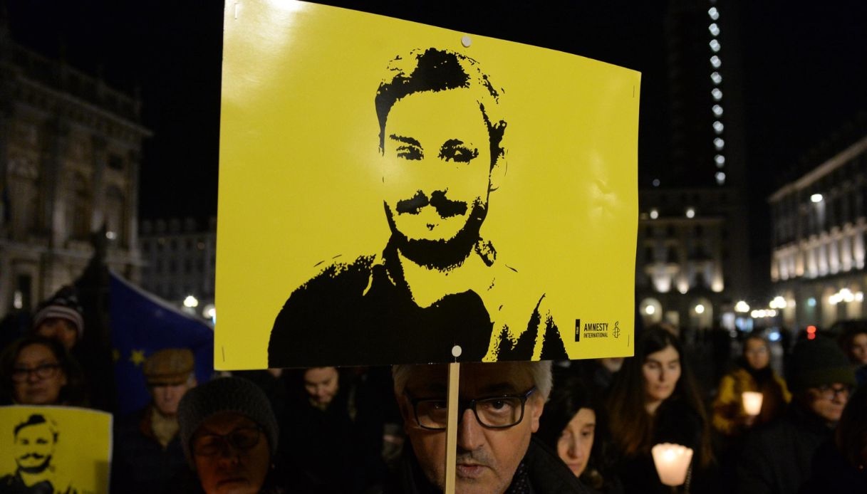 Manifestazione a Torino per Giulio Regeni