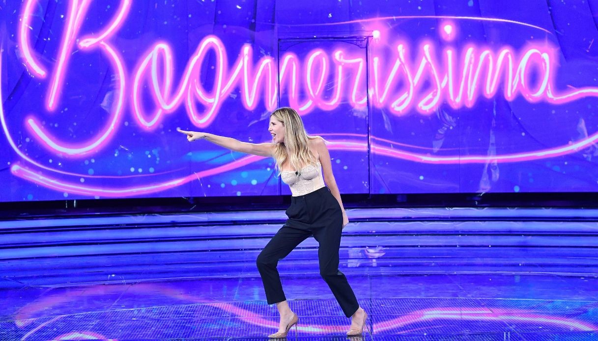 "Boomerissima", Alessia Marcuzzi e il look maschile