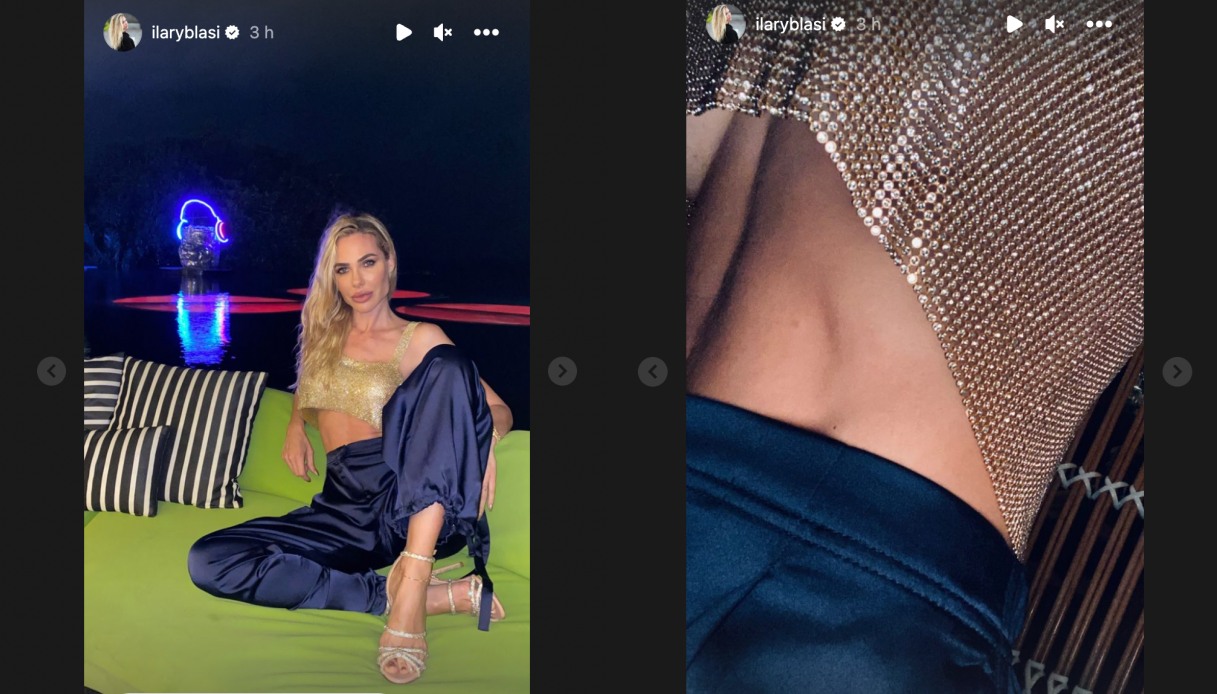 Ilary Blasi risponde a Totti con un look pazzesco