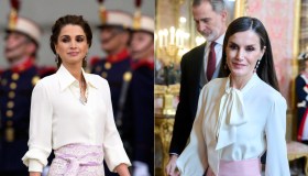 Letizia di Spagna, look romantico ispirato a Rania di Giordania