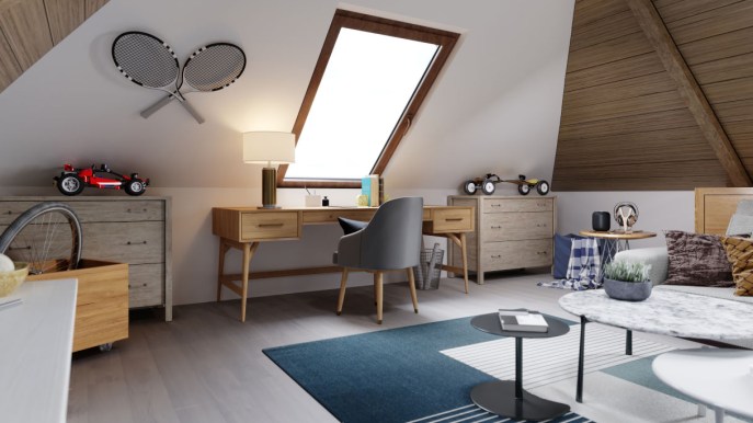 Come arredare una mansarda: trucchi per sfruttare gli spazi
