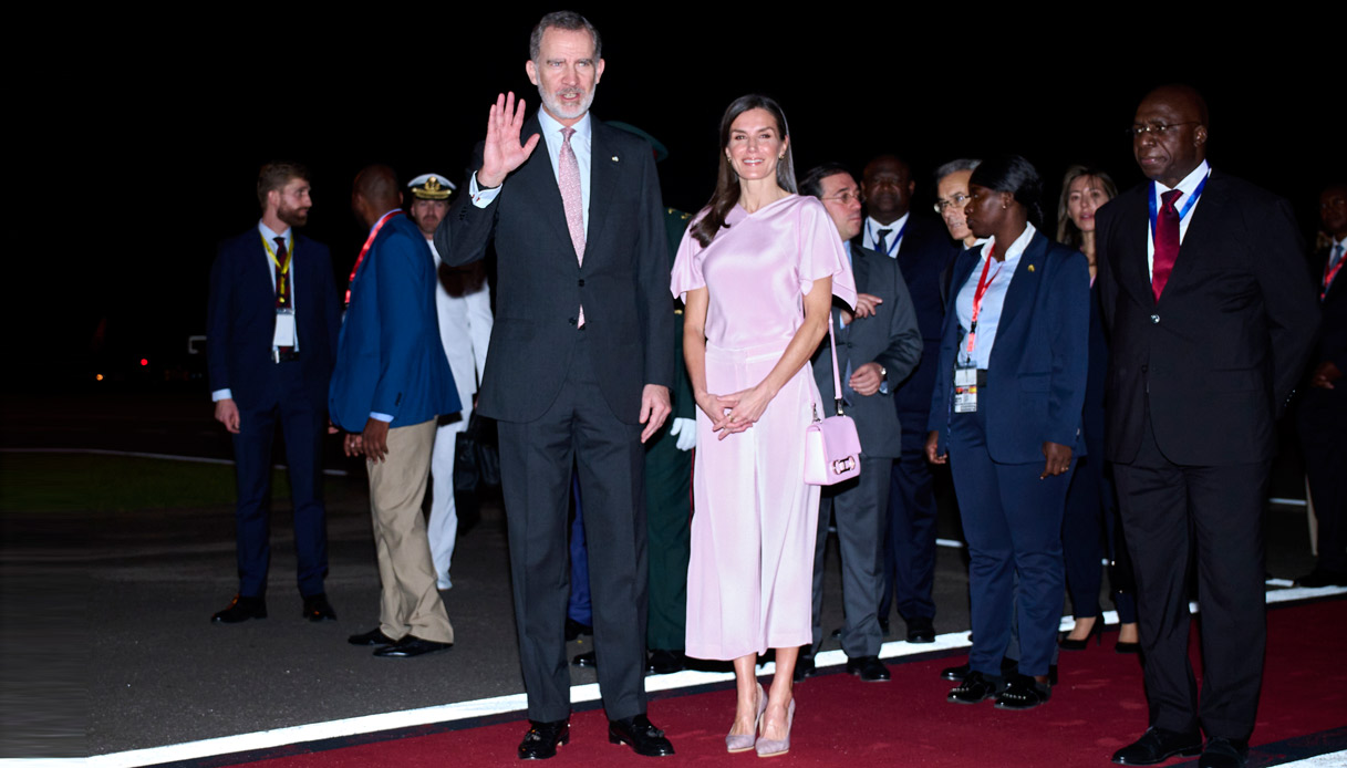 Letizia di Spagna Felipe di Spagna Angola