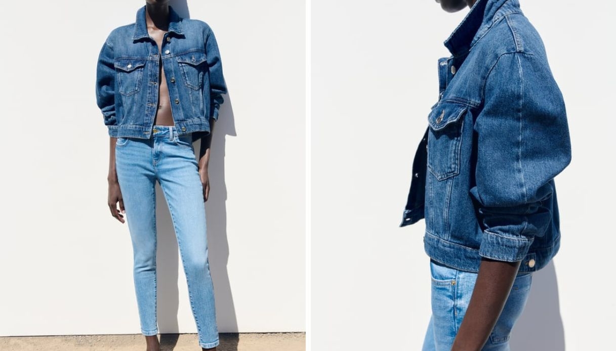 Giacca denim zara