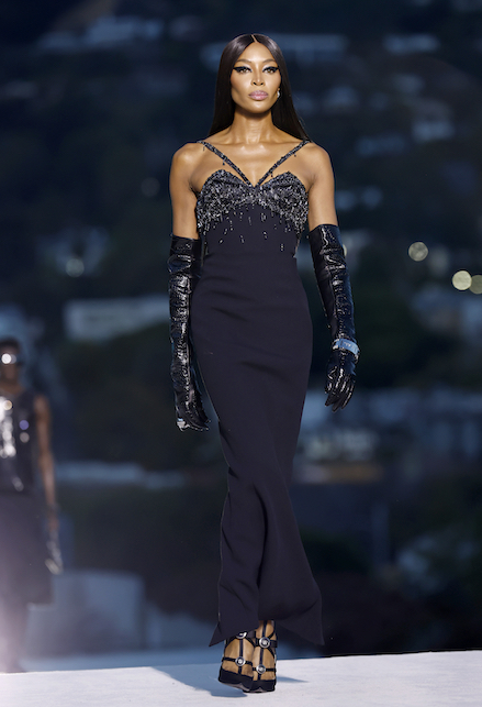 Naomi Campbell in Versace