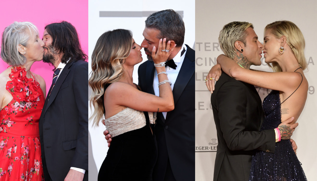 Da Keanu Reeves a Marino – Argentero: le coppie al bacio, le foto più romantiche di sempre