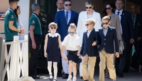 Charlene di Monaco, i figli scatenati coi cuginetti al torneo di tennis
