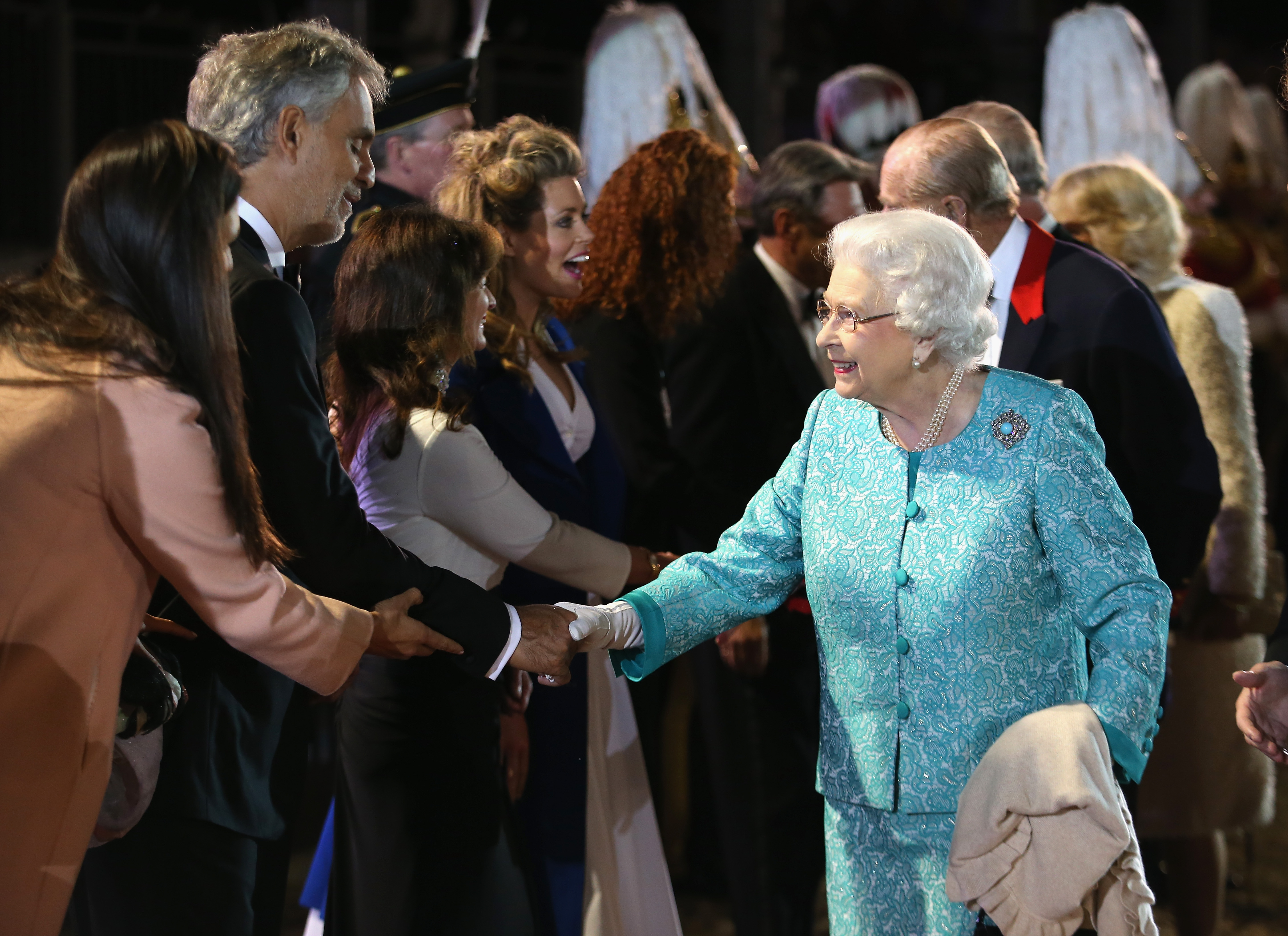 Andrea Bocelli al compleanno della Regina Elisabetta