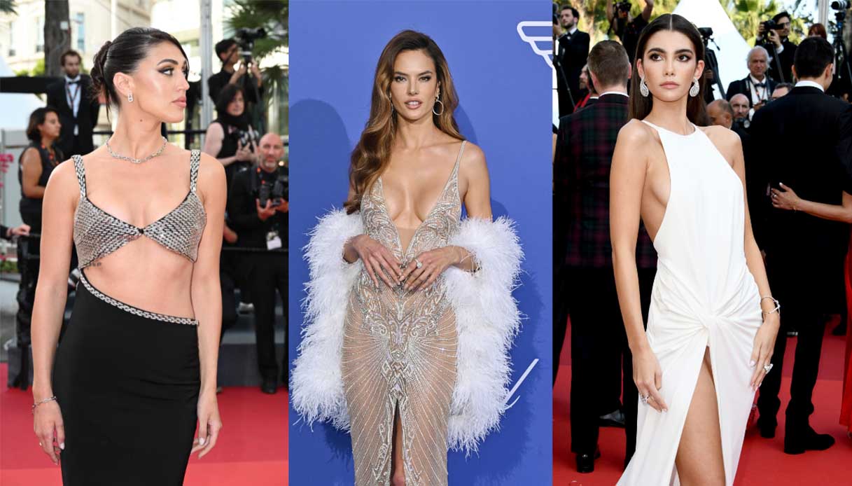 Cannes 2023, spacchi vertiginosi e pelle a vista: sensualità sul red carpet