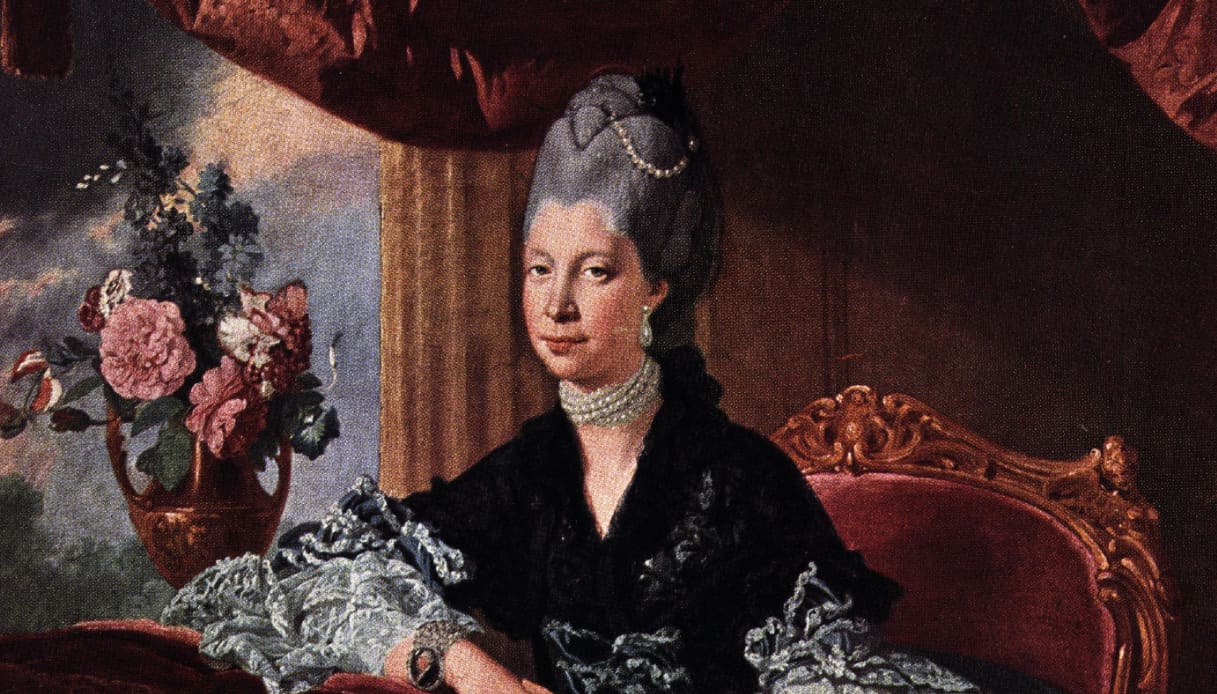 Un ritratto della regina Carlotta, il suo aspetto