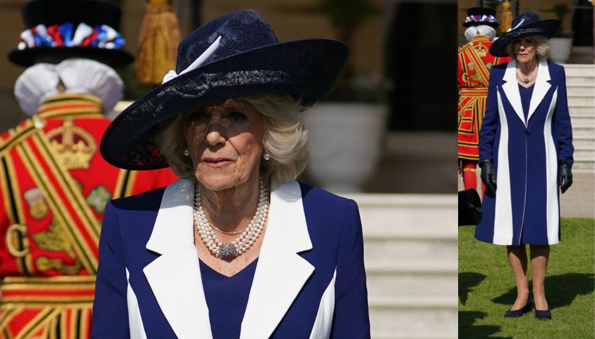 Camilla, il look al Garden Party