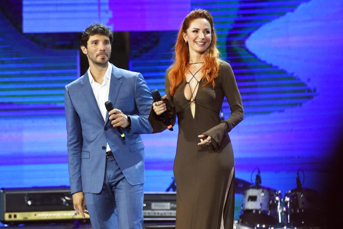 Andrea Delogu e Stefano de Martino al Tim Summer Hits 2022