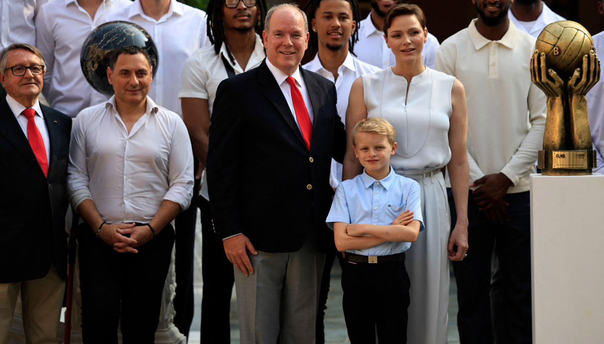 Charlene di Monaco Alberto di Monaco Jacques basket