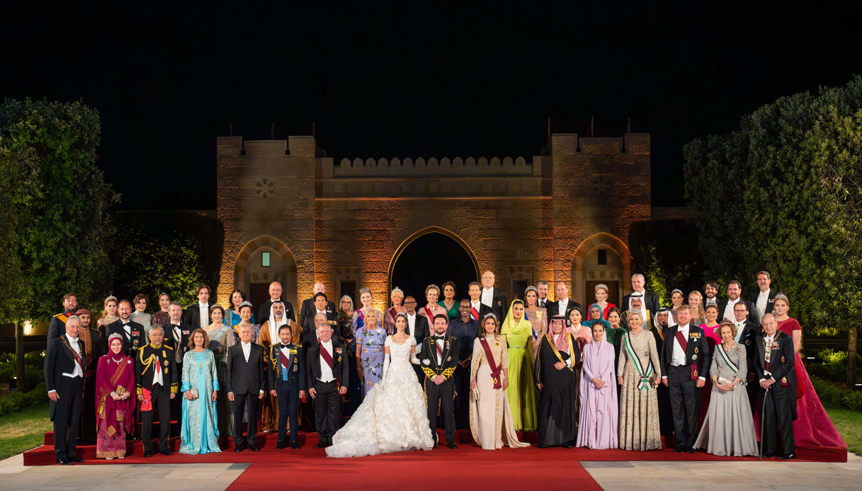 matrimonio Hussein di Giordania Rajwa Al Saif