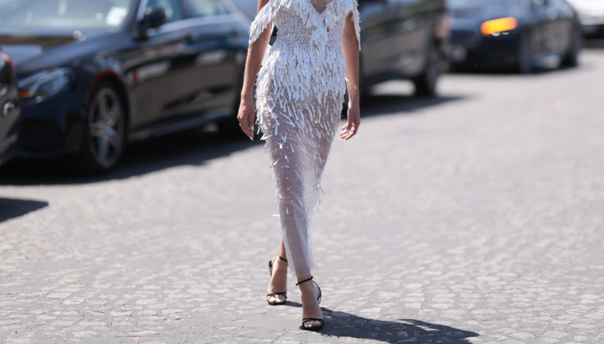 Sandalo minimal haute couture Parigi