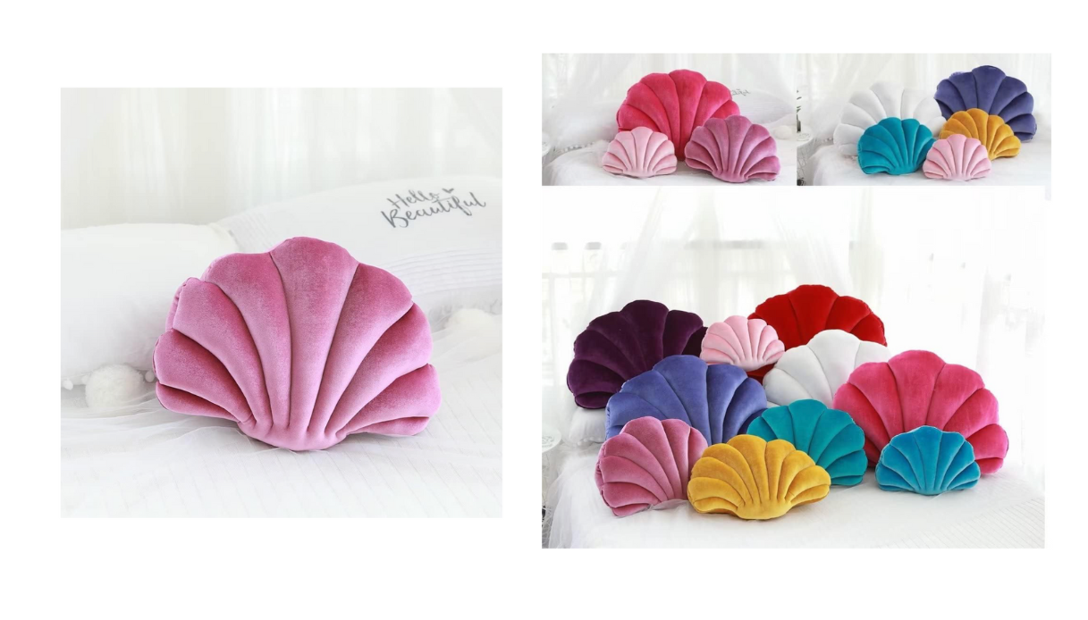 Cuscino conchiglia letto Barbie