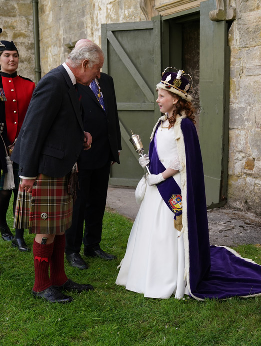 Carlo incoronazione Scozia