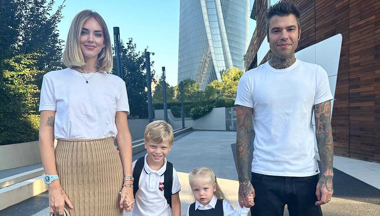 Chiara Ferragni e Fedez, le emozioni del primo giorno di scuola di Leone e Vittoria