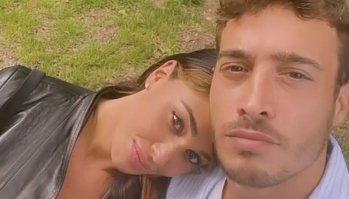 Belen Rodriguez e Antonino Spinalbese a maggio 2021