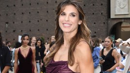 Elisabetta Canalis alla Milan Fashion Week: più bella oggi che a 20 anni