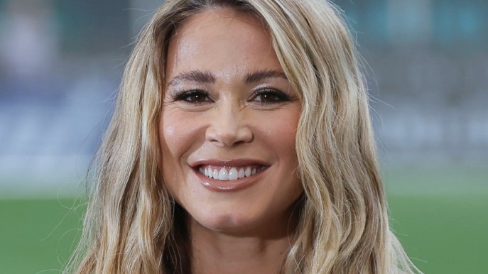 Diletta Leotta torna in campo con un look da vera mamma rock