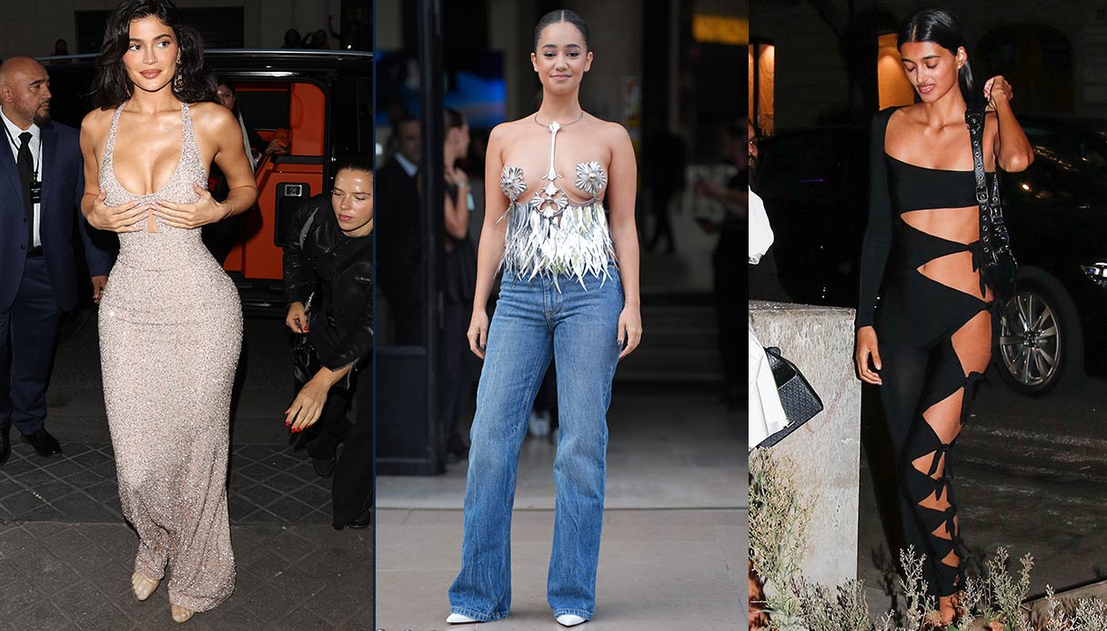 Paris Fashion Week, i look più audaci ed eccentrici delle ospiti vip