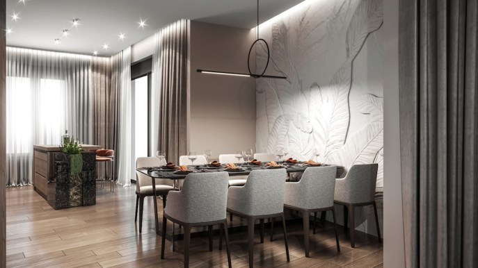 Carta da parati in 3D: come arredare le stanze con l’effetto tridimensionale