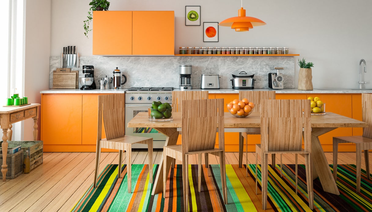 Cucina arancione
