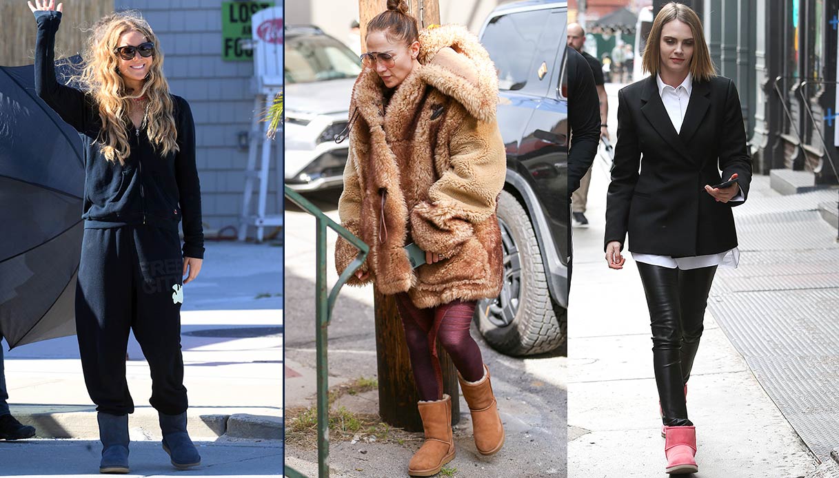 Jennifer Lawrence, J.Lo e Cara Delevingne con gli UGG Classic