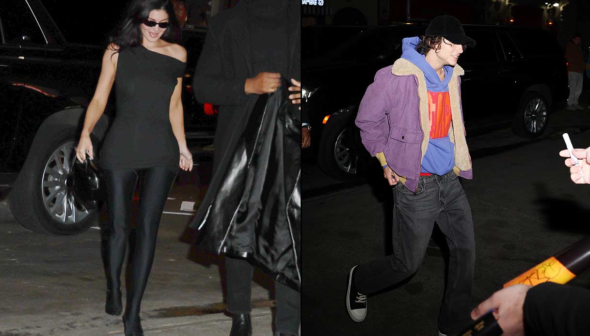 New York, Kylie Jenner arriva negli studi del SNL per sostenere il suo Timothee Chalamet , ospite della trasmissione