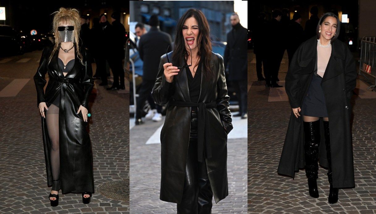 Pelle e trasparenze, da Levante e Miss Keta, gli audaci look delle vip